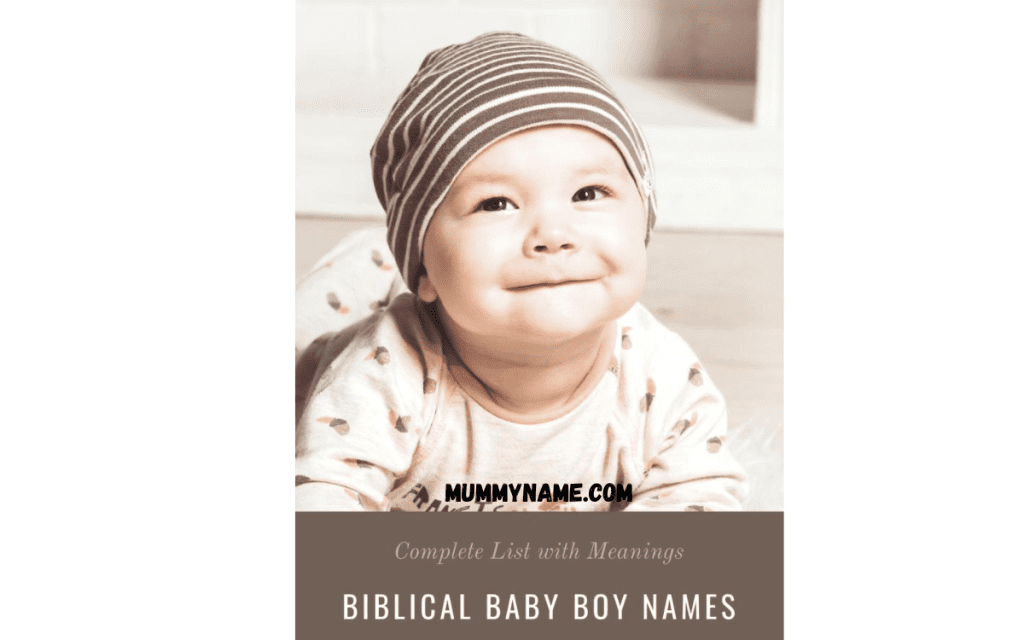 Popular Biblical Baby Boy Names